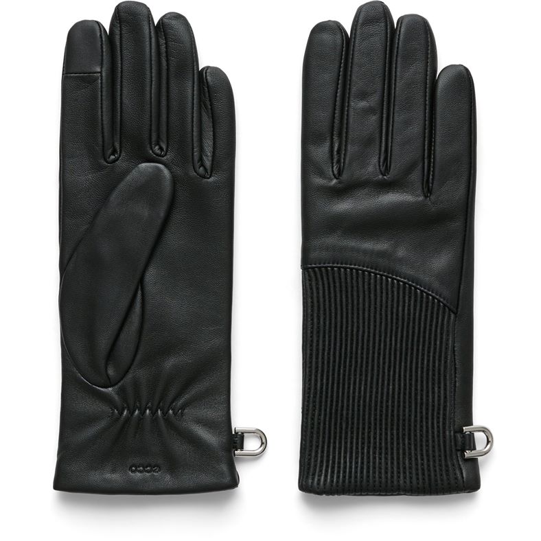 ecco handskar w plissé