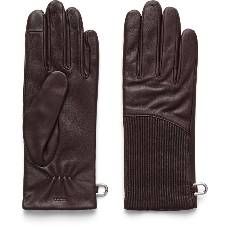 ecco handskar w plissé