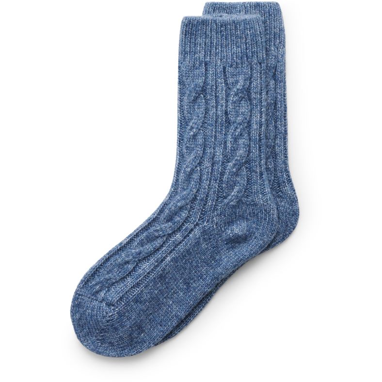 ecco hygge kabelstickad mid-cut
