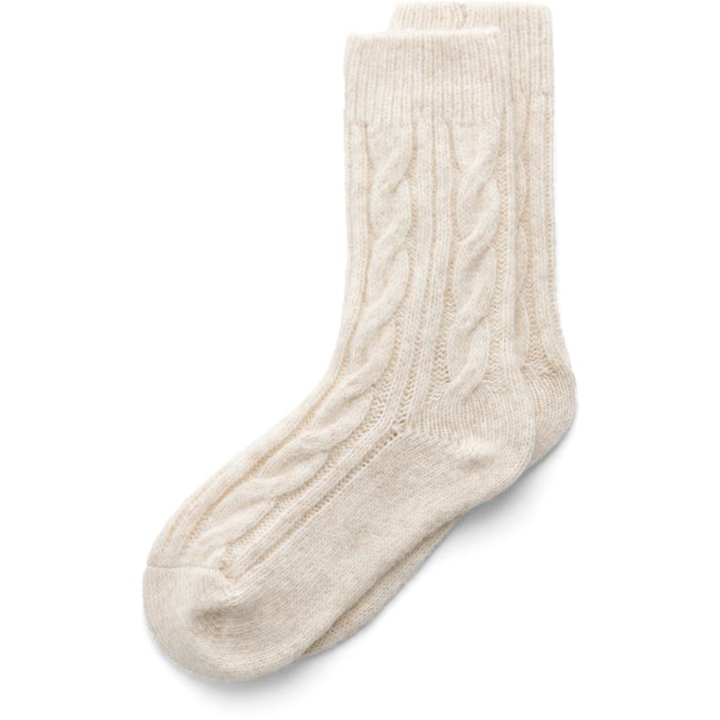ecco hygge kabelstickad mid-cut